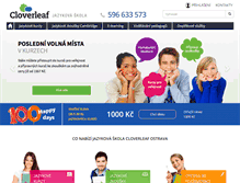 Tablet Screenshot of cloverleaf.cz